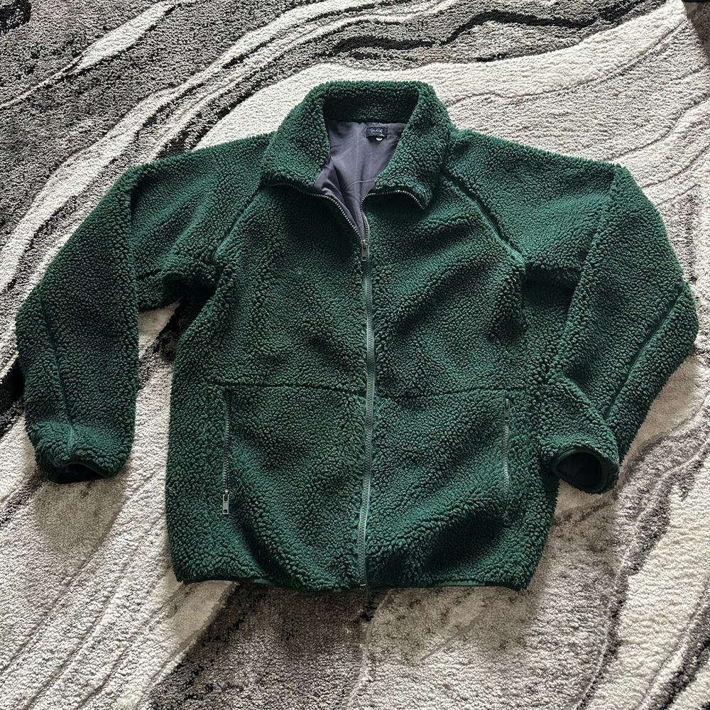 Brandy Melville Teal Teddy Jacket